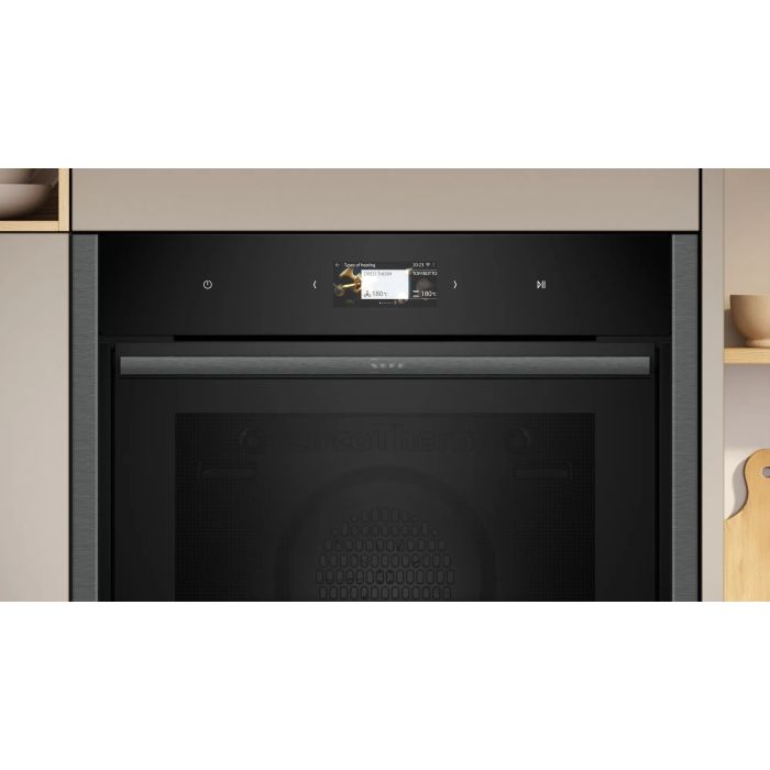 Neff B64CS51G0B 59.6cm Built In Electric Single Oven - Graphite Grey