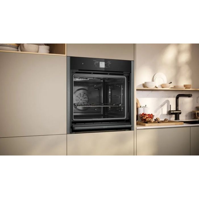 NEFF B64CT73G0B 59.6cm Built In Electric Single Oven - Graphite Grey