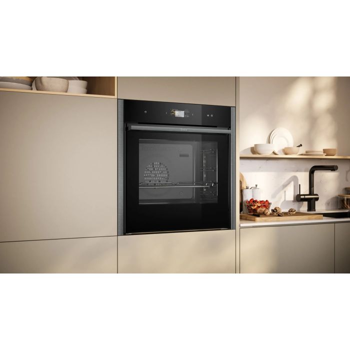Neff B64FS31G0B 59.6cm Built In Combi Steam Oven - Graphite Grey