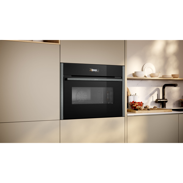 Neff C24MR21G0B Built In Compact Oven with microwave function