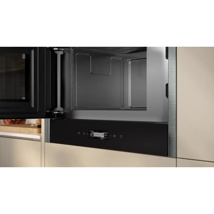NEFF NL4WR21G1B 21 Litre Built In Microwave - Graphite Grey