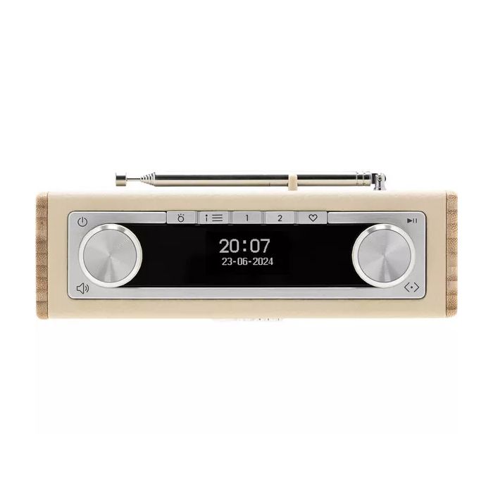 Roberts Radio Rambler Uno DAB/DAB+/FM RDS Radio with Bluetooth - Pastel Cream