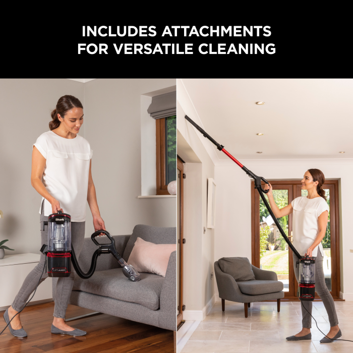 Shark NV602UKT Lift-Away Upright Vacuum Cleaner - Pet Model - Red
