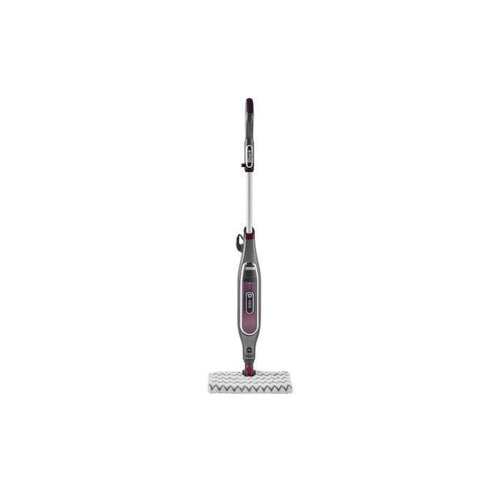 Shark S6003UK Klik n'Flip Automatic Steam Pocket Mop - Shark Steel Grey/Bordeaux