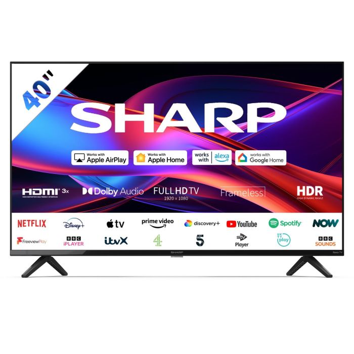 Sharp 1T-C40GD2225K 40inch Full HD Frameless Smart Roku TV