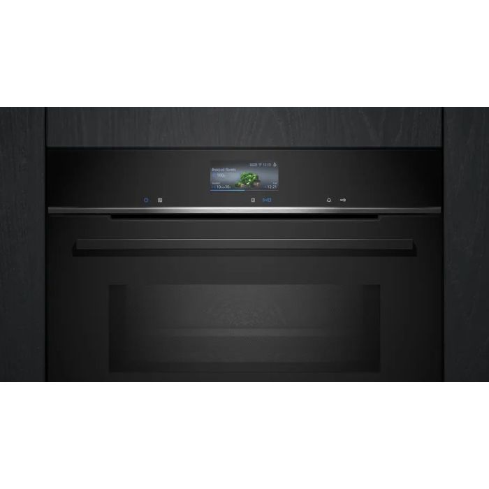 Siemens CM736G1B1B 59.4cm Built In Compact Oven with Microwave Function