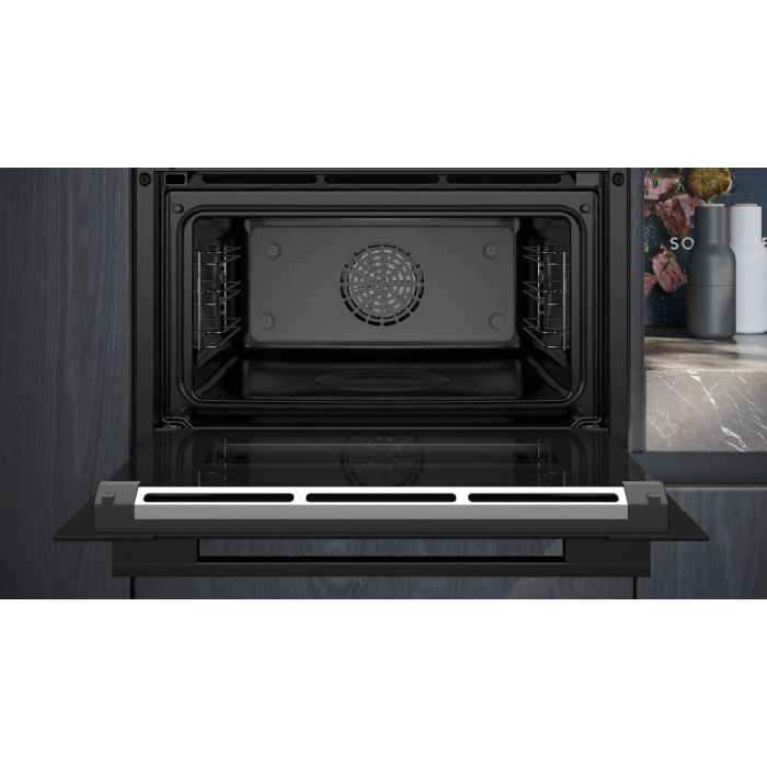 Siemens CS736G1B1 65cm Built-in compact oven with steam function - Black