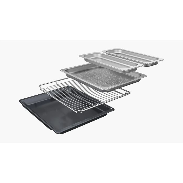 Siemens CS736G1B1 65cm Built-in compact oven with steam function - Black