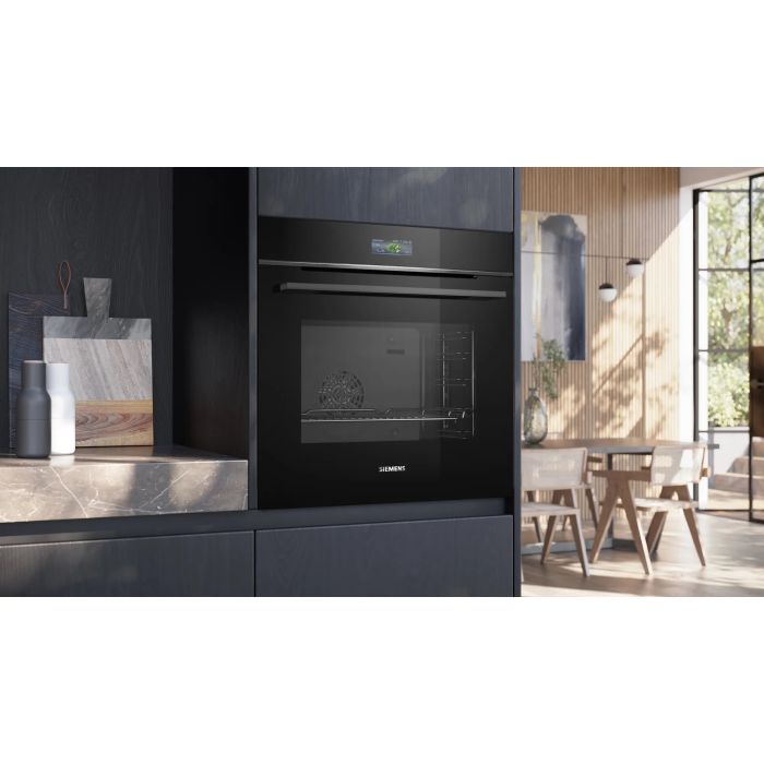 Siemens HB732G1B1B 59.4cm Built In Single Electric Oven - Black