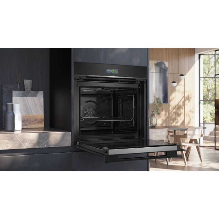 Siemens HB772G1B1B 59.4 cm Built In Single Electric Oven - Black