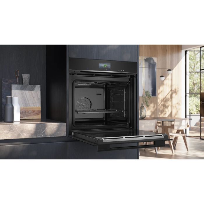 Siemens HS736G1B1B 59.4 cm Built In Electric Single Oven - Black