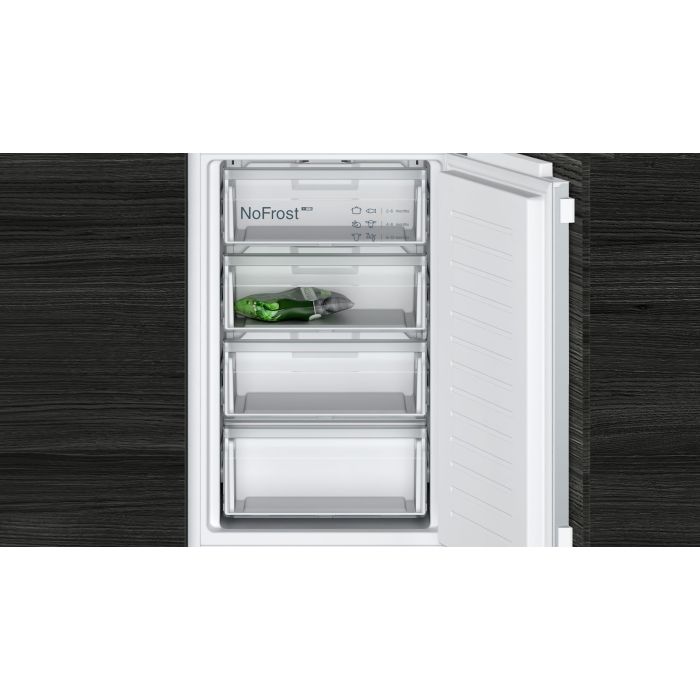 Siemens KI85NNFF0G 177x54 NoFrost bottom freezer, XXL FreshBox veg drawer, LED light, Digital temper
