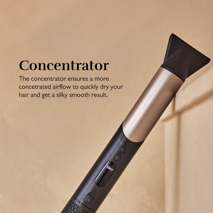 SILK'N SIF5PUK001 SilkyAir Flex Hair Dryer & Styler - Black