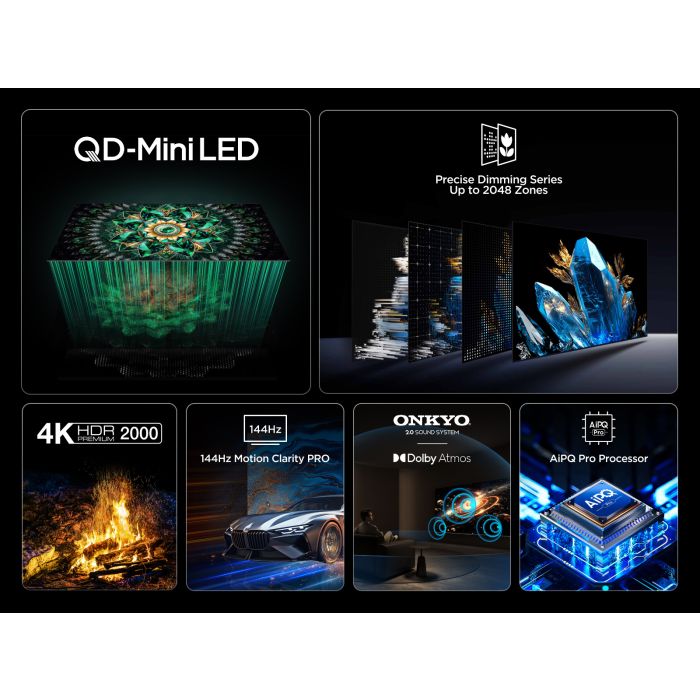 TCL 50Q7C-UK 50inch 4K QD-Mini LED UHD Smart Google TV