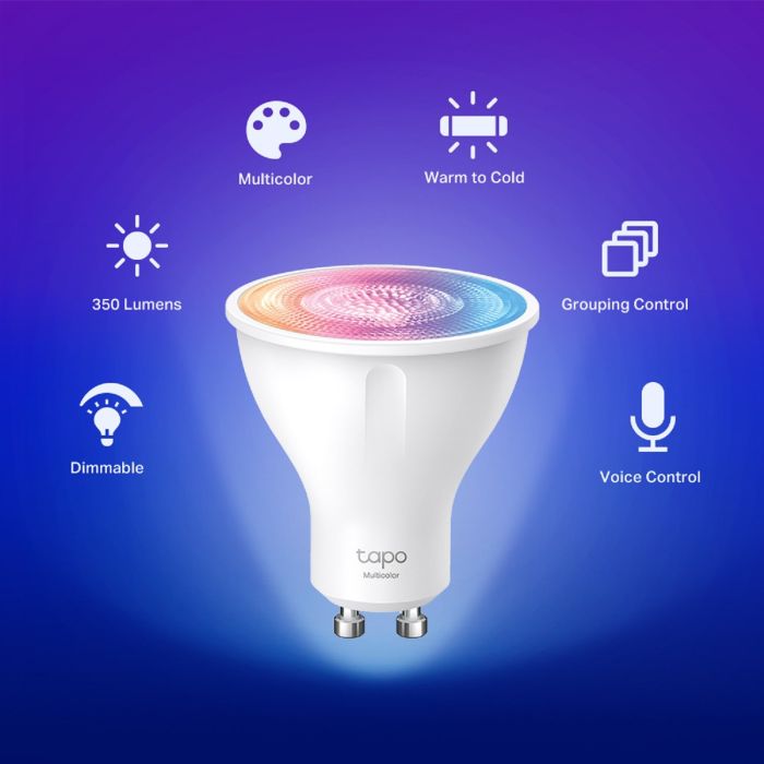 TP-LINK TAPOL630 Tapo Smart Wi-Fi Spotlight - 4 pack - Multi-colour