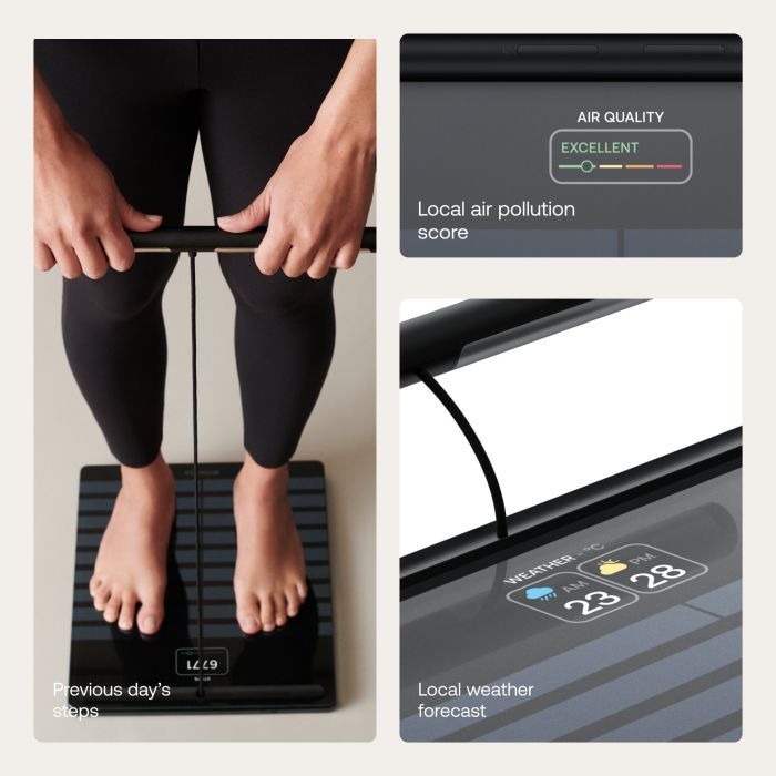 WITHINGS WBS08 Body Scan Smart Scale - Black