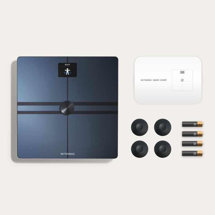 WITHINGS WBS12B Body Comp Smart Scale - Black